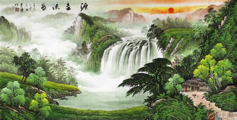 山水画 风水|山水画的风水与龙脉